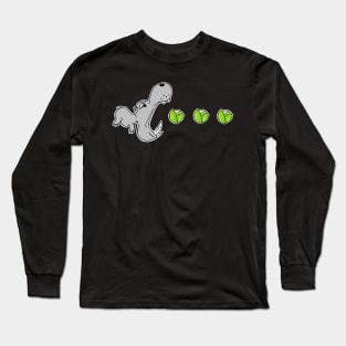 Hippo Loves Lettuce Long Sleeve T-Shirt